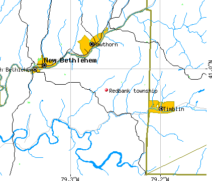 Redbank township, PA map