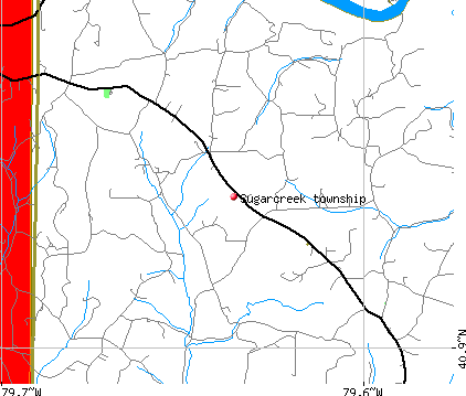 Sugarcreek township, PA map