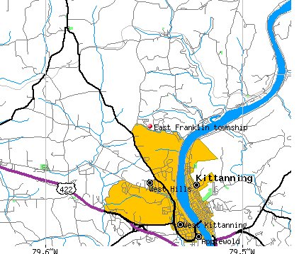 East Franklin township, PA map