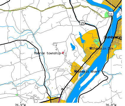 monroe township zoning map