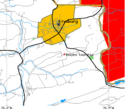 Ralpho township, PA map