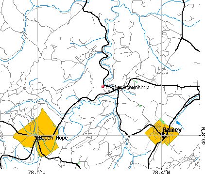 Bigler township, PA map