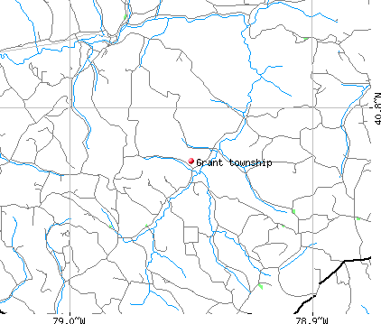Grant township, PA map