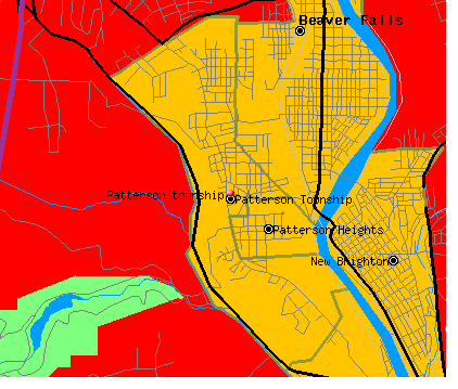 Patterson township, PA map
