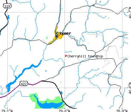 Cherryhill township, PA map