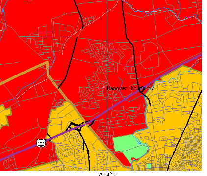 Hanover township, Northampton County, Pennsylvania (PA) Detailed Profile