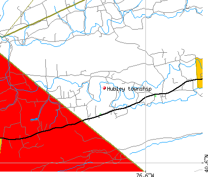 Hubley township, PA map