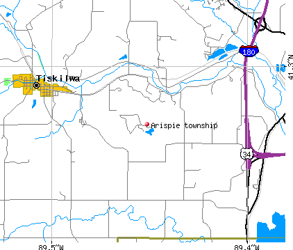 Arispie township, IL map