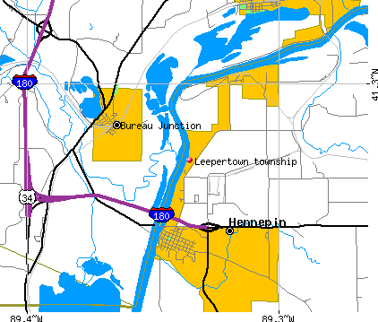Leepertown township, IL map