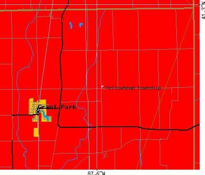 Yellowhead township, IL map