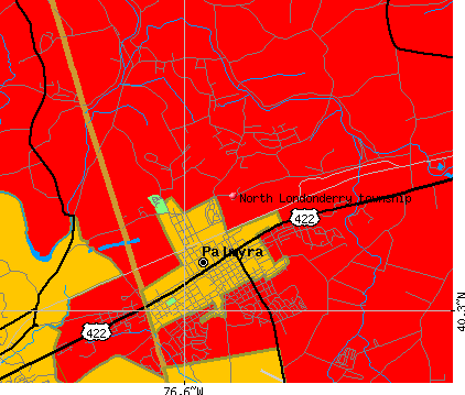 North Londonderry township, PA map