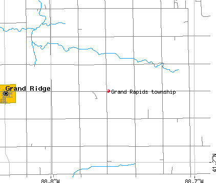Grand Rapids township, IL map