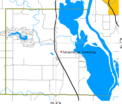 Senachwine township, IL map
