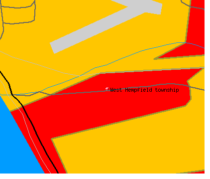 West Hempfield township, PA map