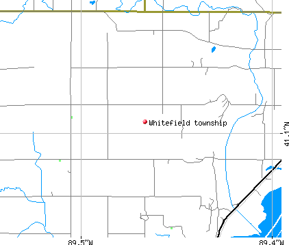 Whitefield township, IL map