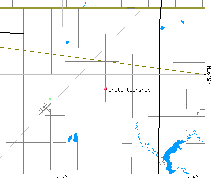 White township, SD map