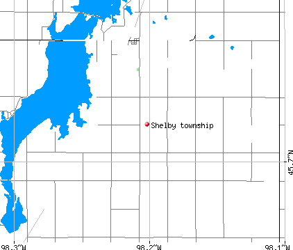 Shelby township, SD map