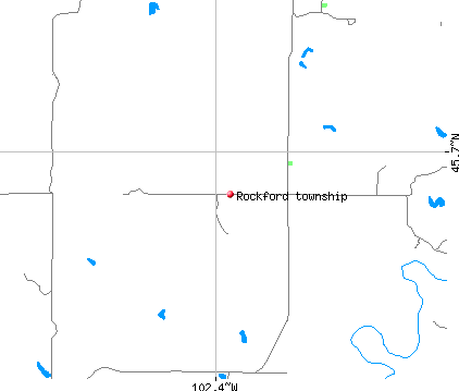 Rockford township, SD map