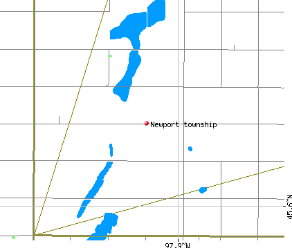 Newport township, SD map