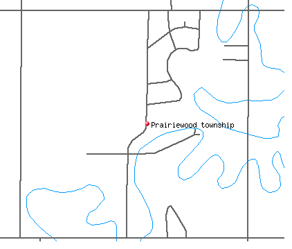 Prairiewood township, SD map
