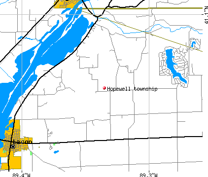 Hopewell township, IL map