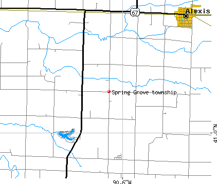 Spring Grove township, IL map