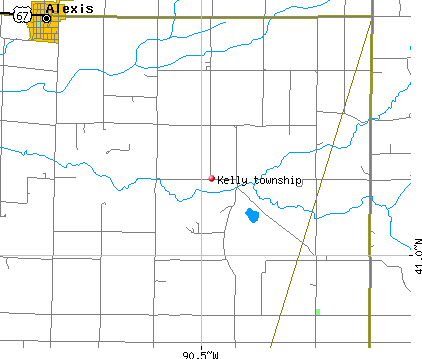 Kelly township, IL map
