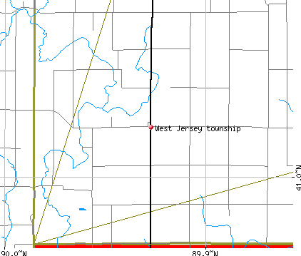 West Jersey township, IL map