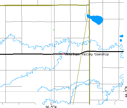 Antelope Valley township, SD map