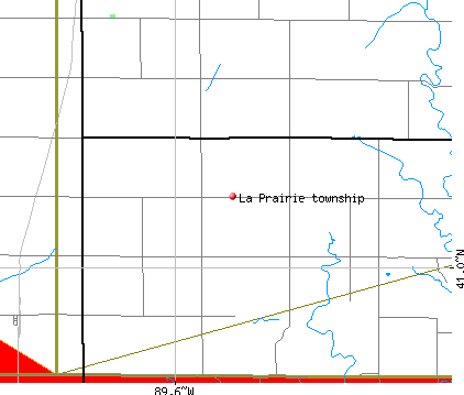 La Prairie township, IL map