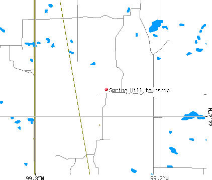 Spring Hill township, SD map