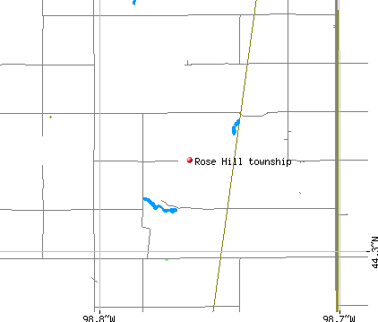 Rose Hill township, SD map