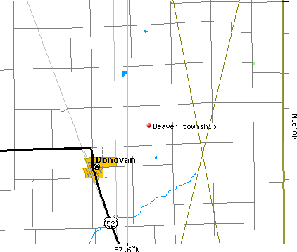 Beaver township, IL map