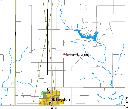 Cedar township, IL map