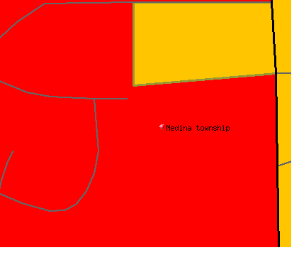 Medina township, IL map