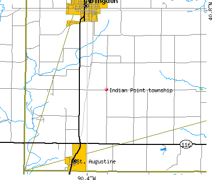 Indian Point township, IL map