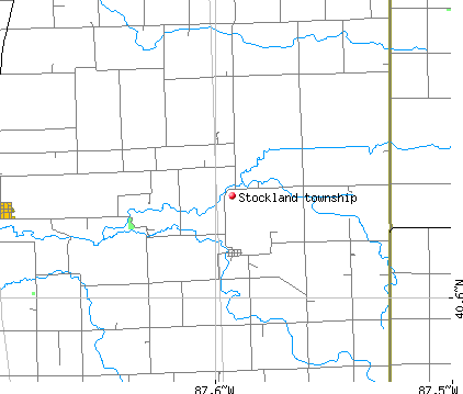 Stockland township, IL map