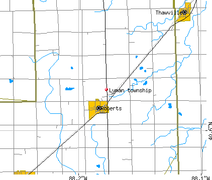 Lyman township, IL map