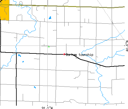 Durham township, IL map