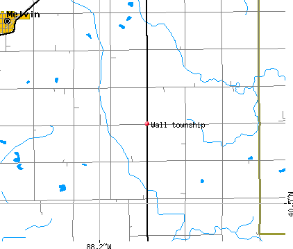 Wall township, IL map