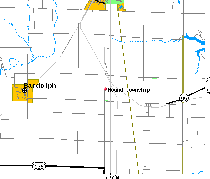 Mound township, IL map