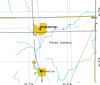 Grant township, IL map