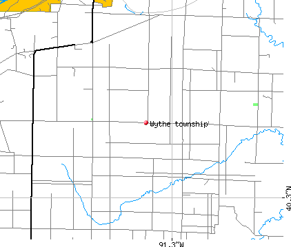 Wythe township, IL map