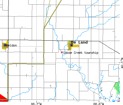 Goose Creek township, IL map