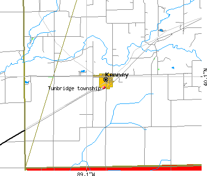 Tunbridge township, IL map