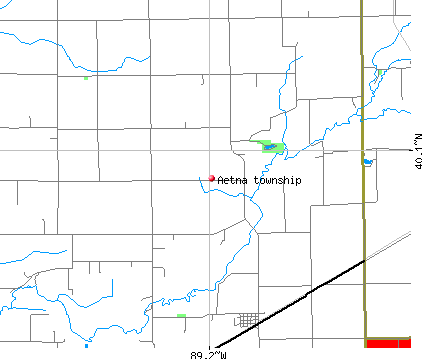 Aetna township, IL map