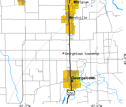 Georgetown township, IL map