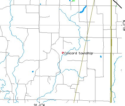 Concord township, IL map