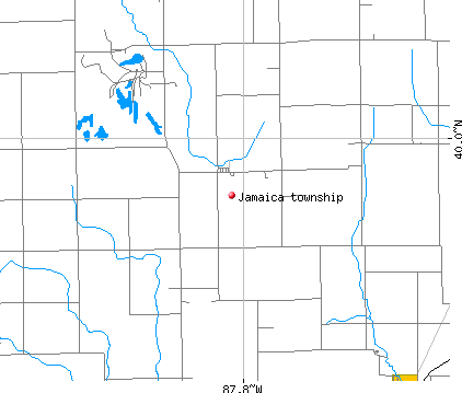 Jamaica township, IL map