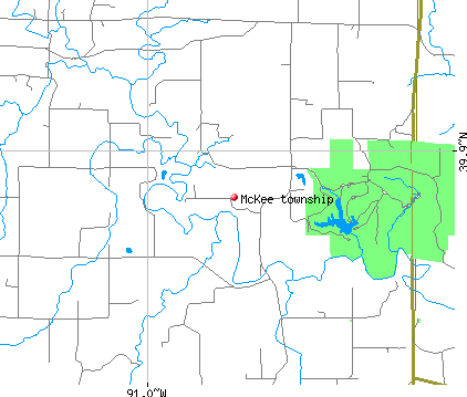 McKee township, IL map